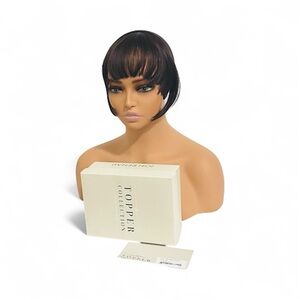 Women's Black Topper Hairpiece
